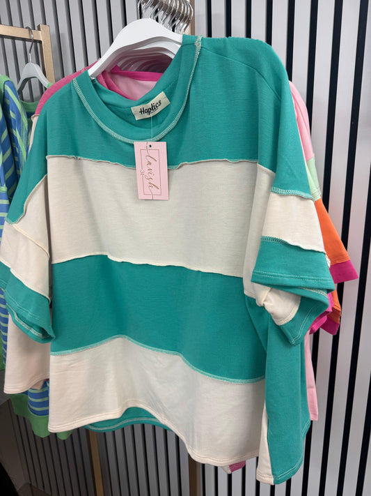 Green stripe top – Lavish 31