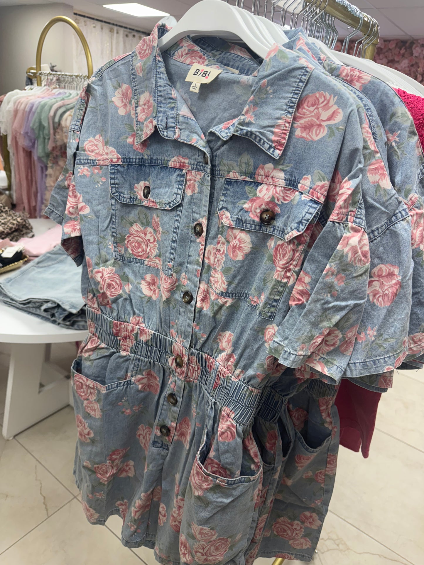 Pink floral romper – Lavish 31