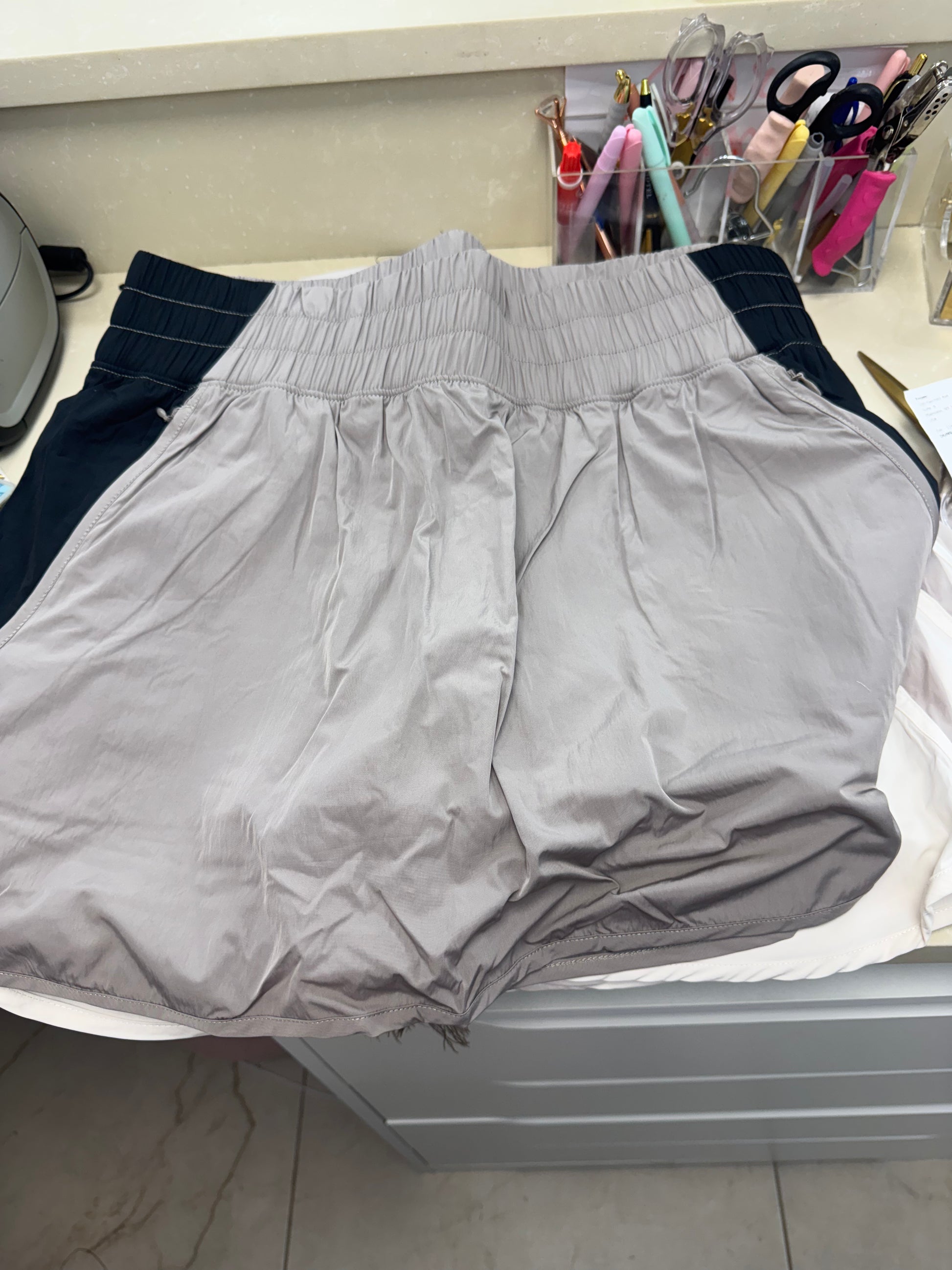 Grey ans black relaxed skorts – Lavish 31