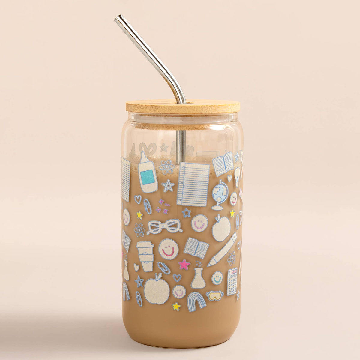 Classroom Icons Glass Can – Lavish 31 (view 2)