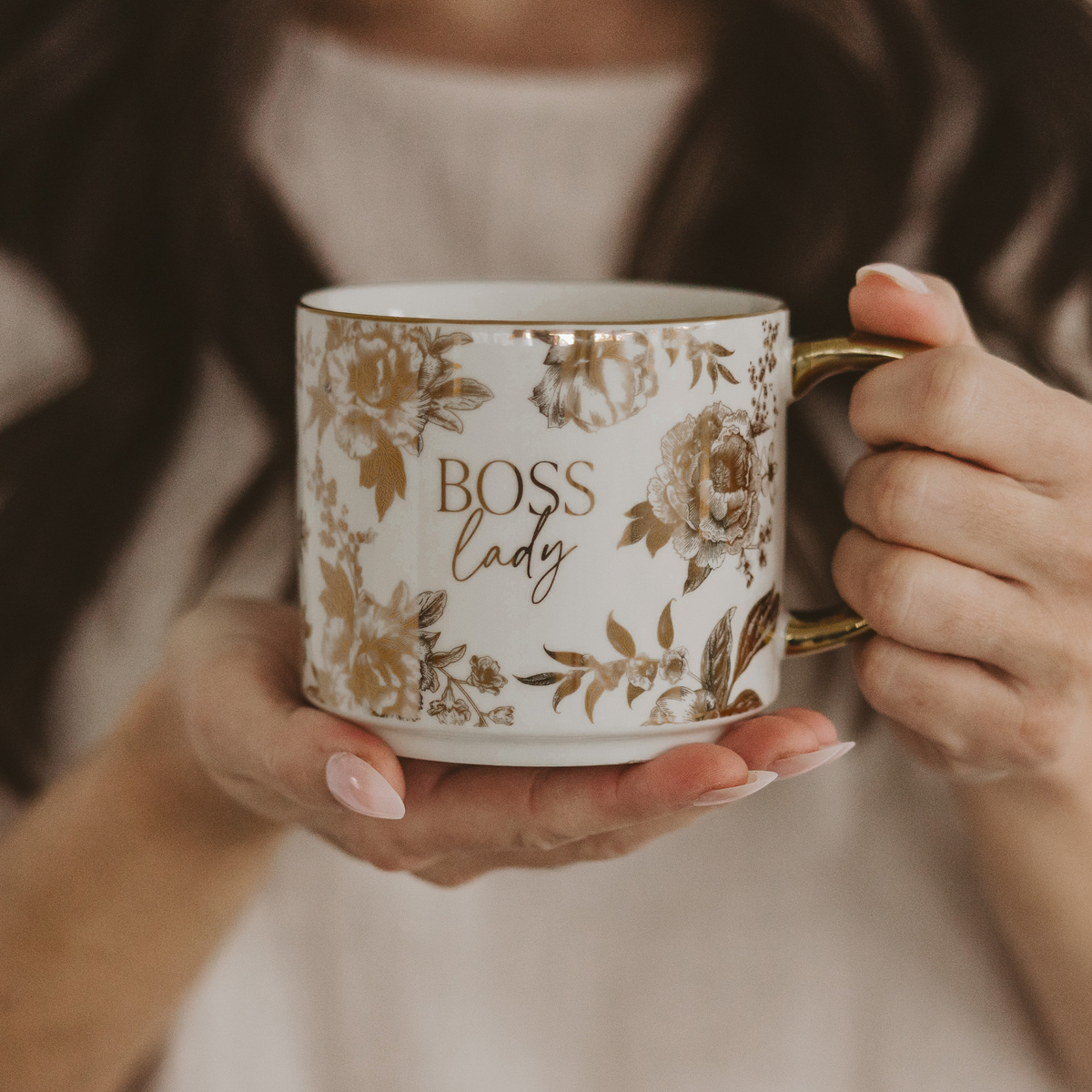 Boss Lady Coffee Mug - Home Decor & Gifts gold – Lavish 31 (view 2)