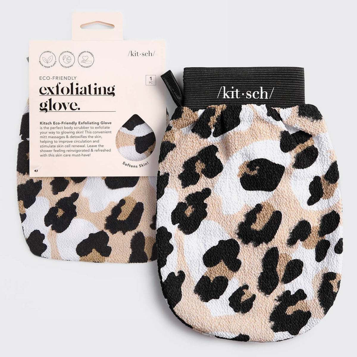 Exfoliating Glove - Leopard – Lavish 31