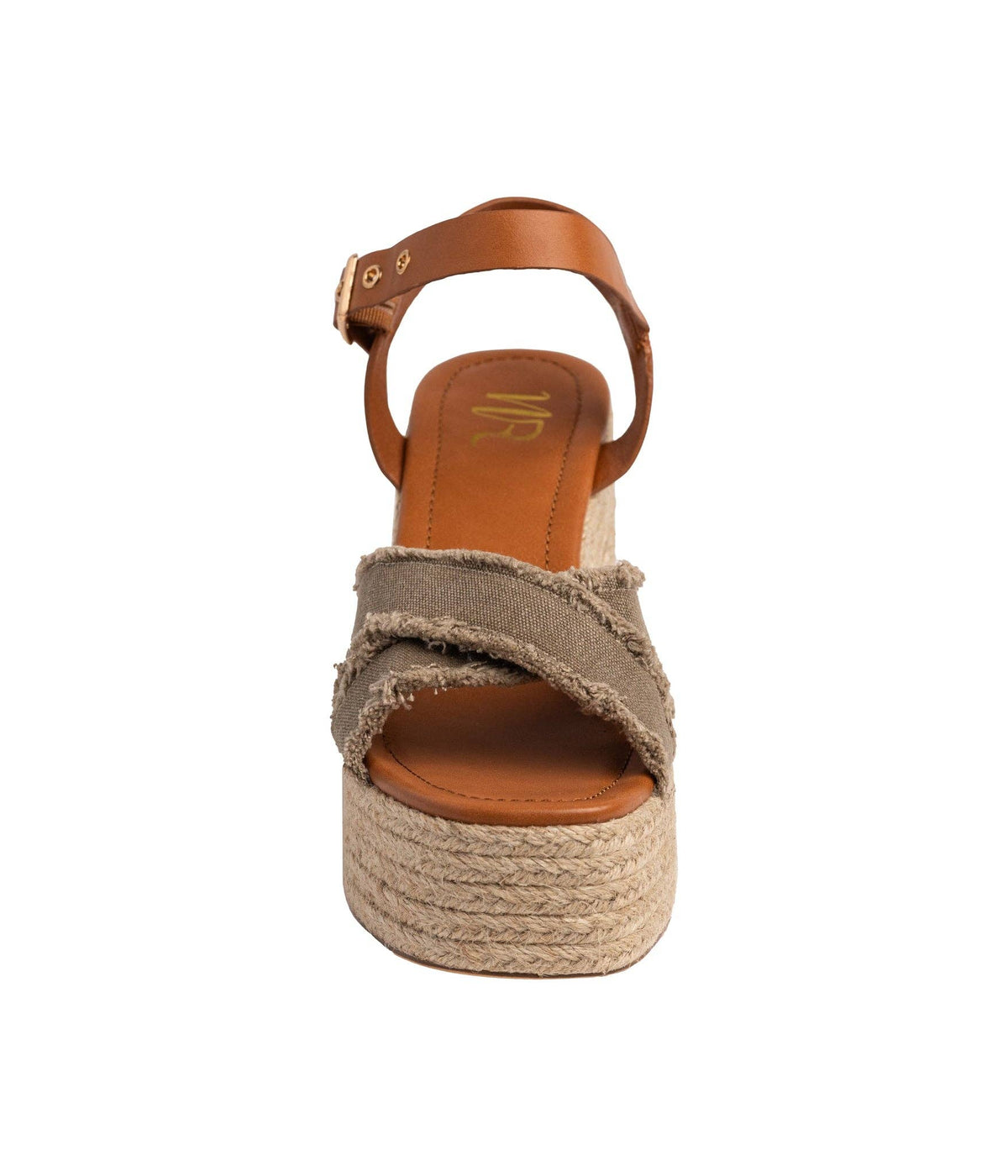 Nana Platform-wedge Sandals: Khaki – Lavish 31 (view 7)