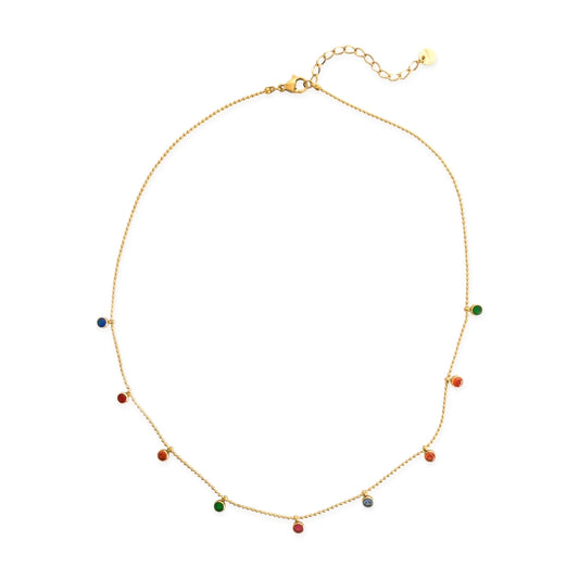 Multi color necklace