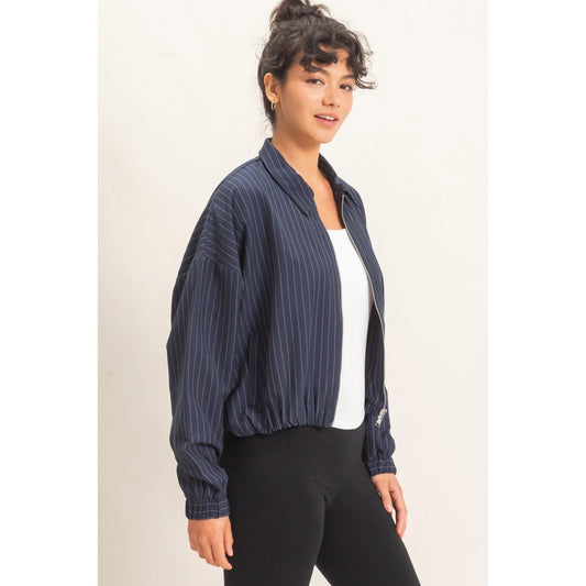Blue striped jacket – Lavish 31