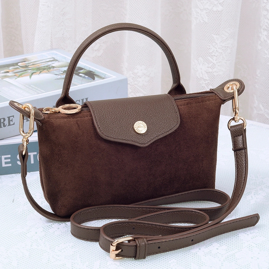 Chocolate brown crossbody purse