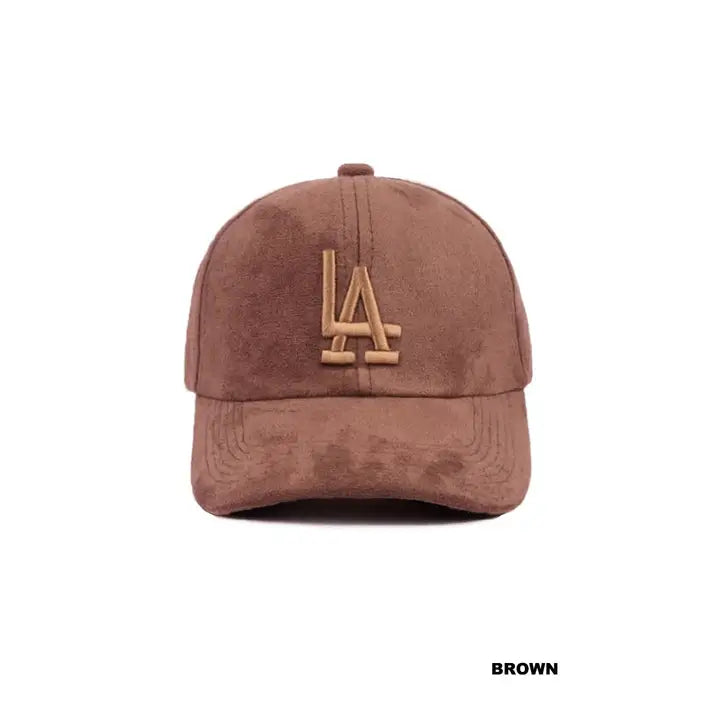 Brown suede LA hat – Lavish 31