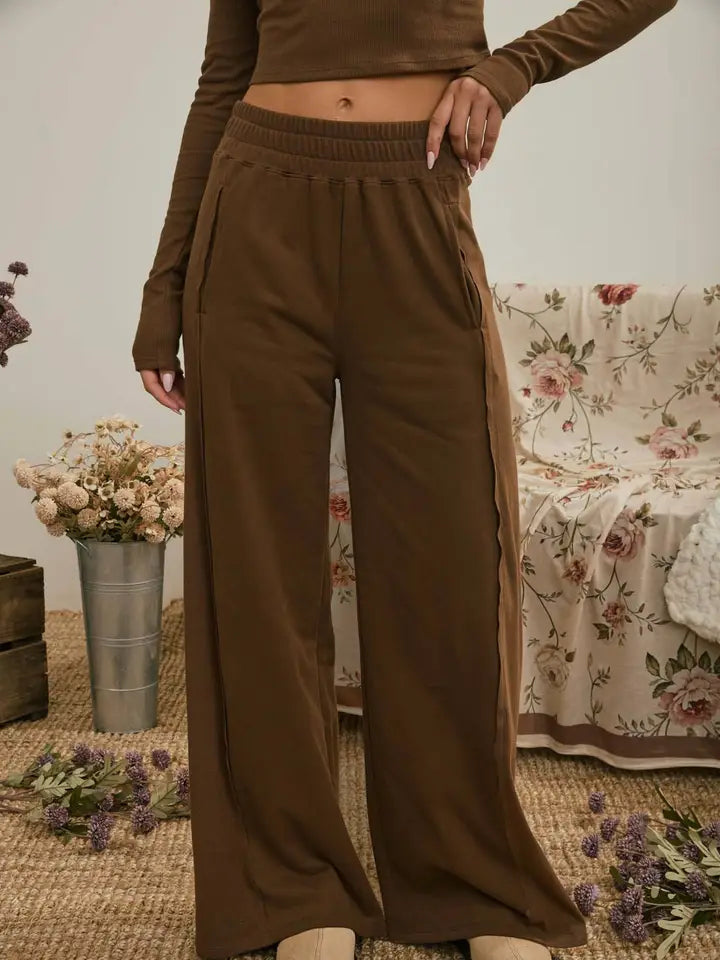 Brown lounge sweats – Lavish 31