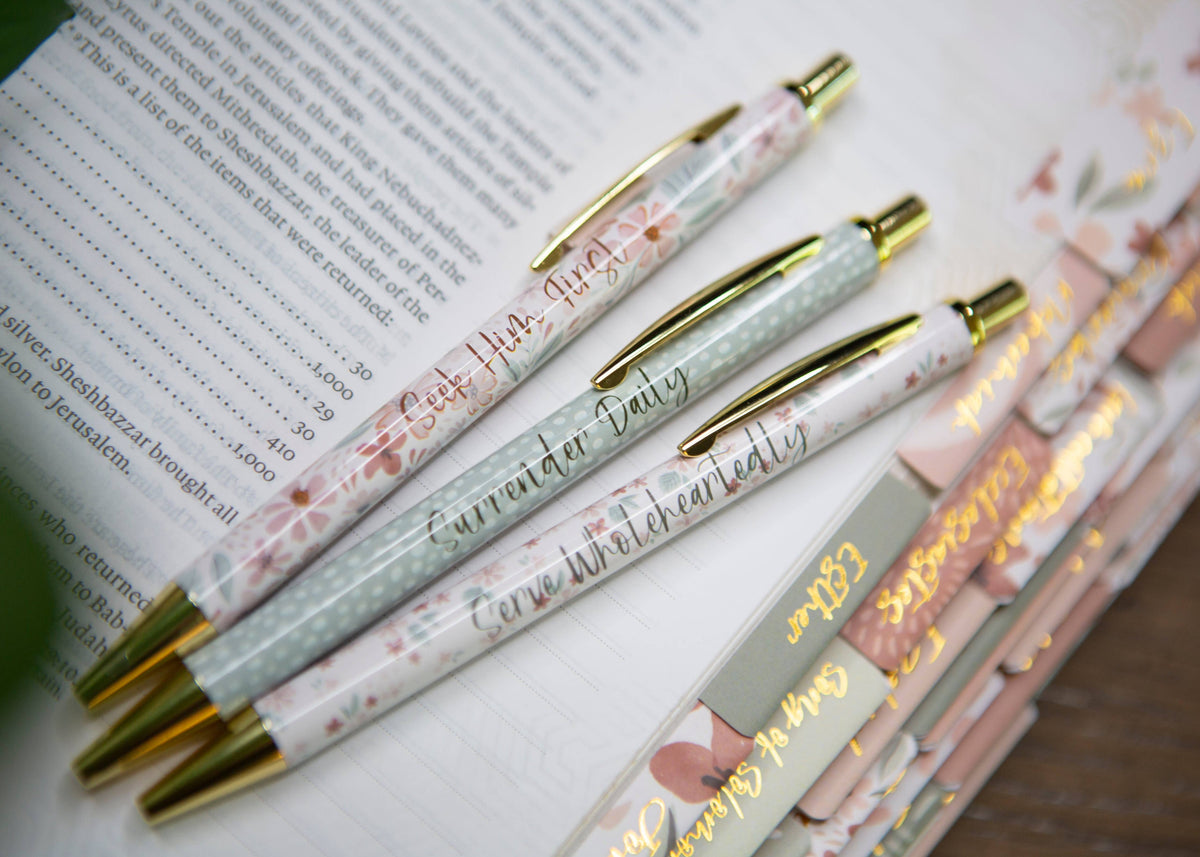 Floral Pens for Bible Study – Lavish 31 (view 3)