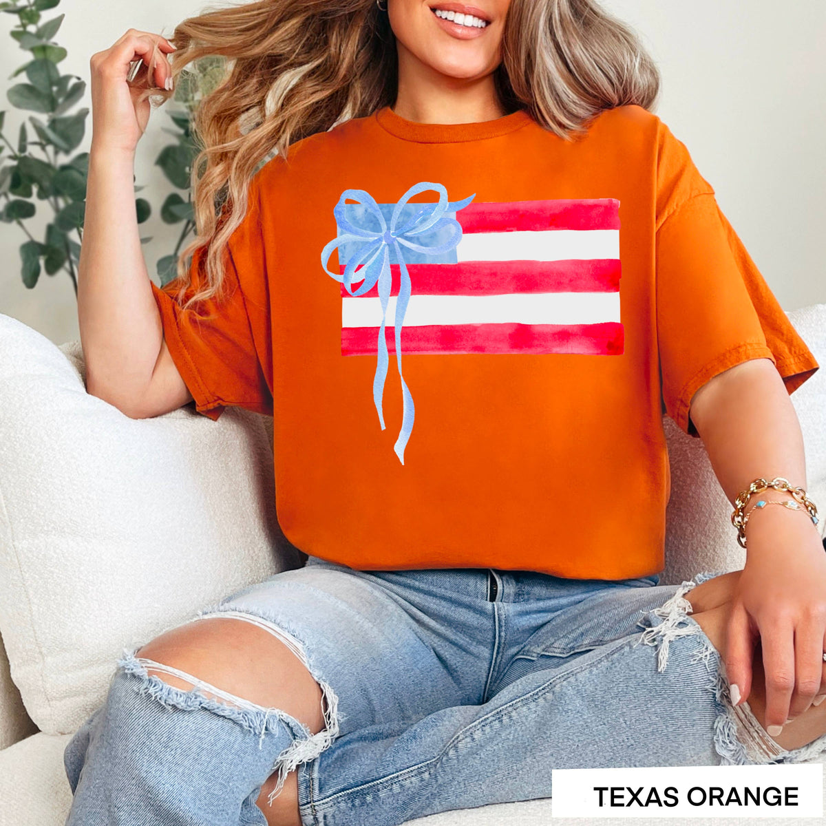 Black Coquette American Flag, July 4th Graphic Tee, Gildan: Black – Lavish 31 (view 21)