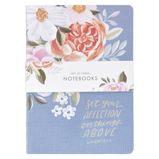 Notebook Set 3pc Lg Floral Set Your Affection Col. 3:2 – Lavish 31