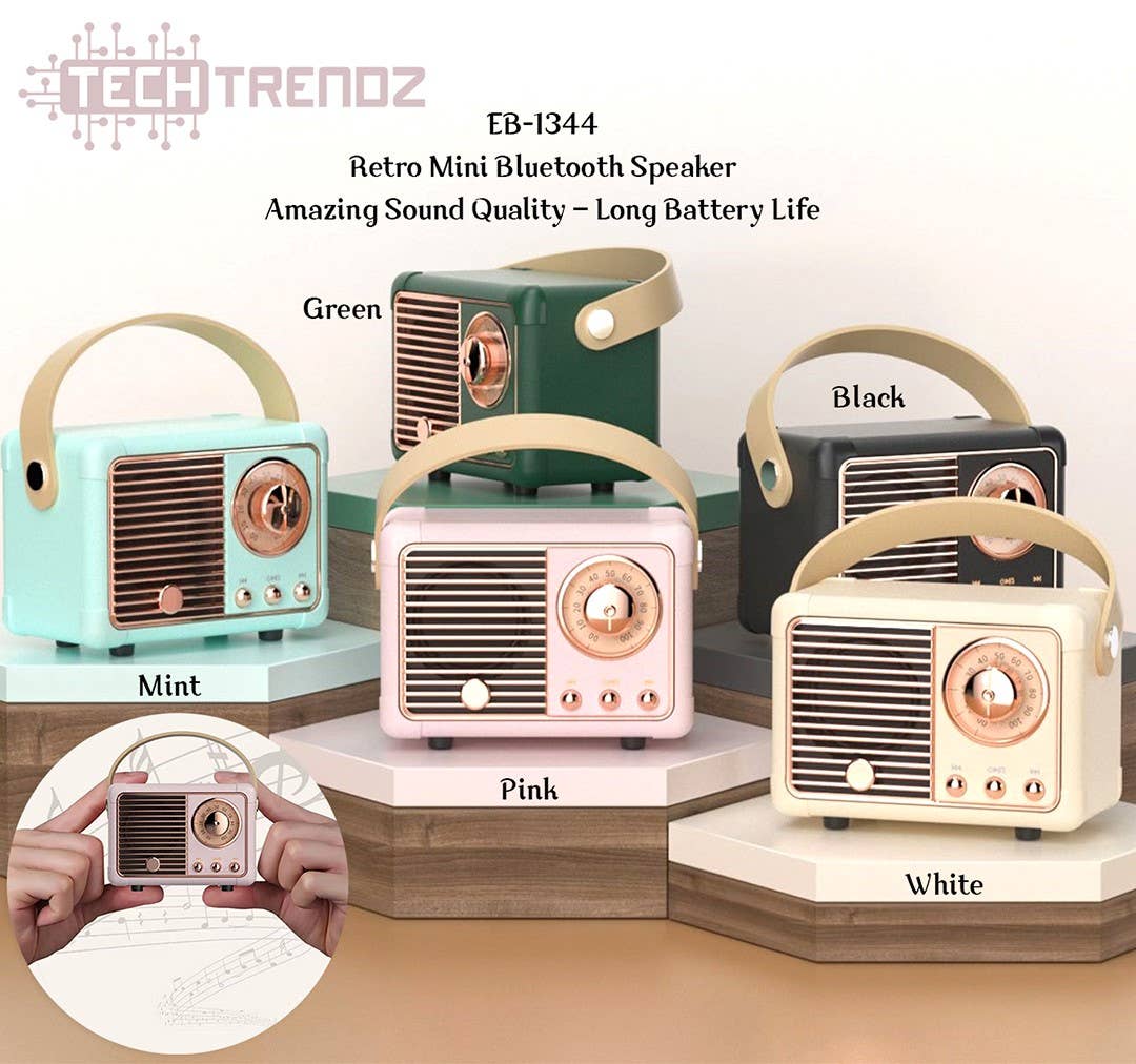 Vintage Bluetooth Speaker:Ivory – Lavish 31