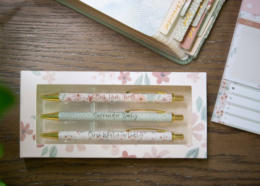 Floral Pens for Bible Study – Lavish 31