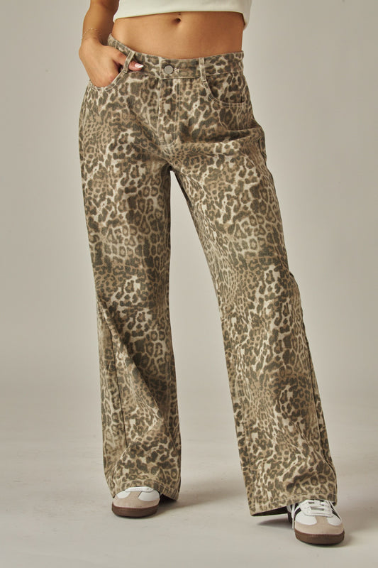Faded leopard pants – Lavish 31