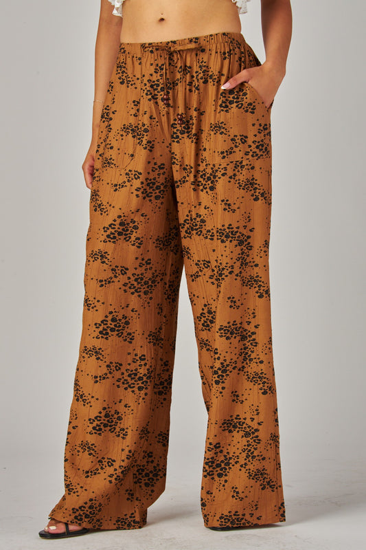 Burnt orange drawstring pants – Lavish 31