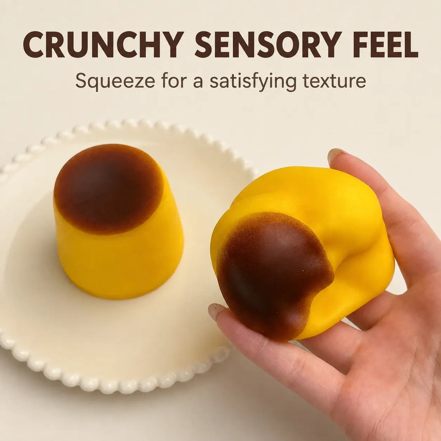 Caramel crunchy pudding squishy – Lavish 31